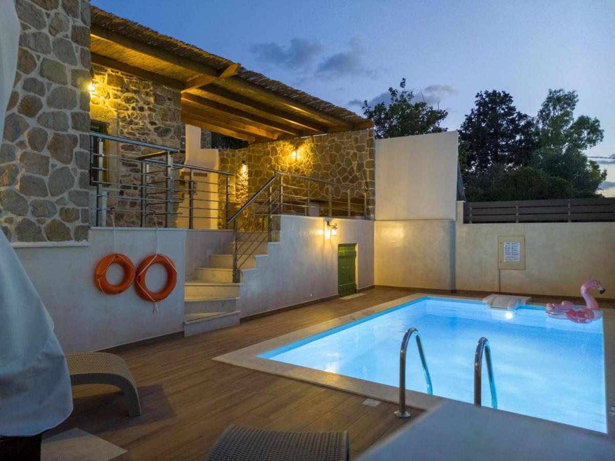 Villa Aggel'S House - Stone House - Private Pool - Courtyard - Countryside Views Kato Episkopi Exterior foto