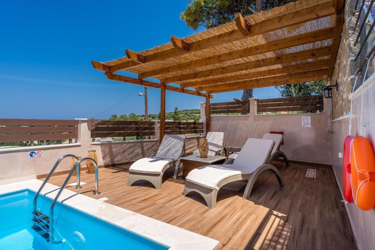 Villa Aggel'S House - Stone House - Private Pool - Courtyard - Countryside Views Kato Episkopi Exterior foto