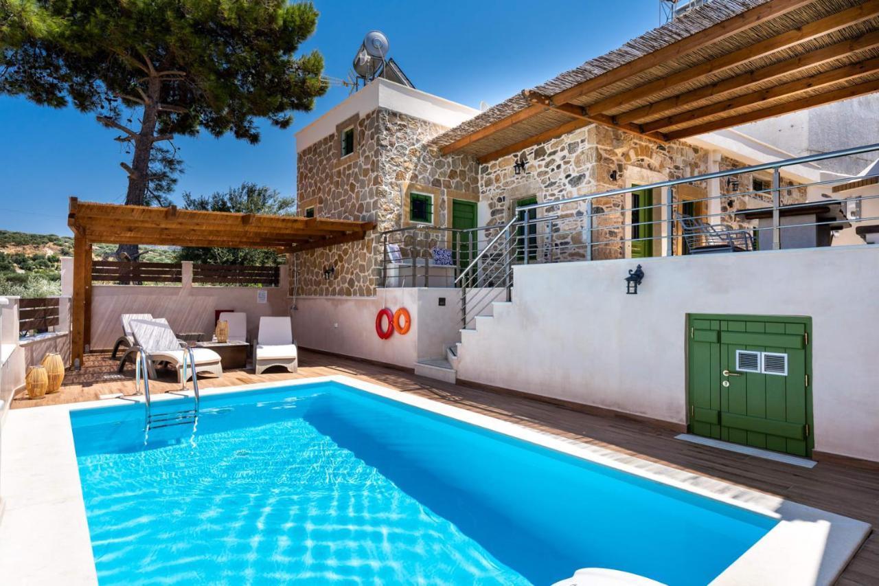 Villa Aggel'S House - Stone House - Private Pool - Courtyard - Countryside Views Kato Episkopi Exterior foto