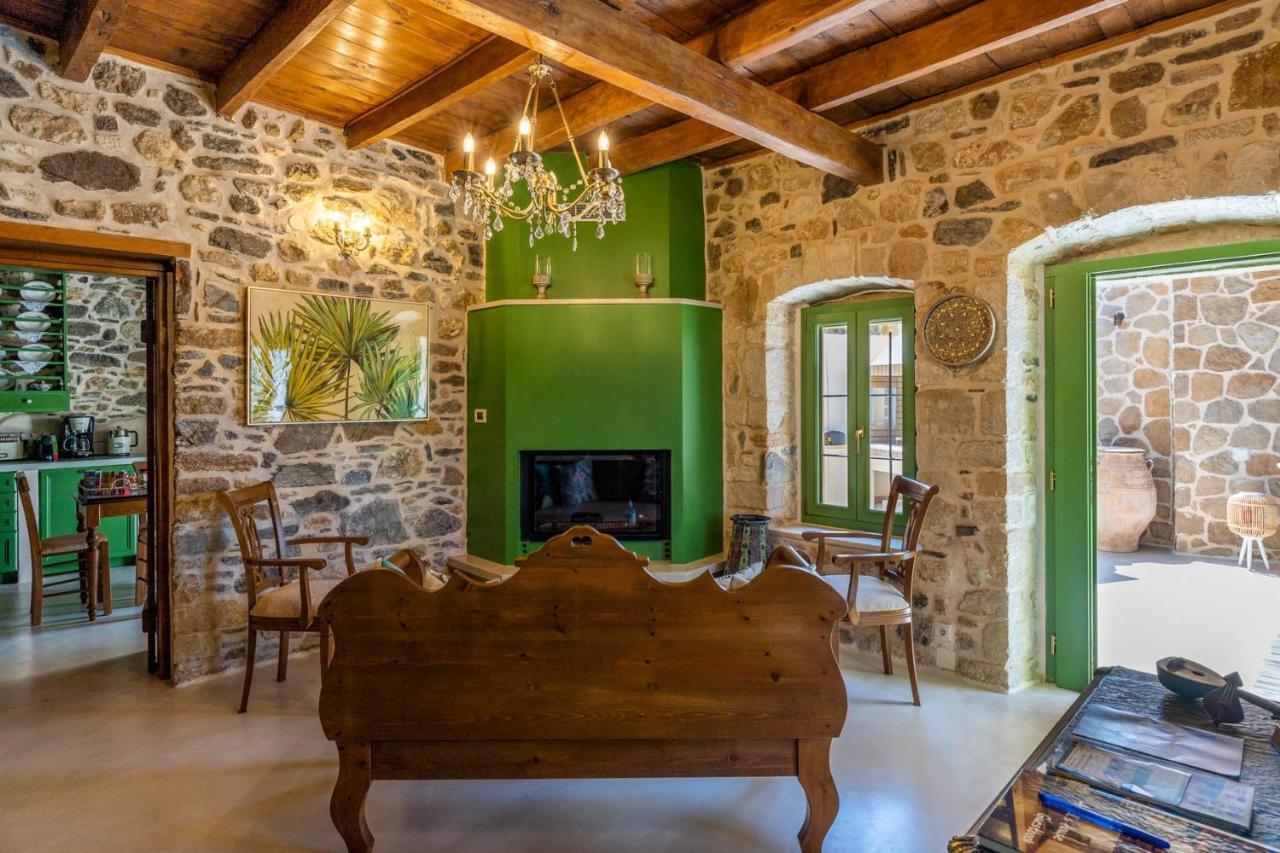 Villa Aggel'S House - Stone House - Private Pool - Courtyard - Countryside Views Kato Episkopi Exterior foto
