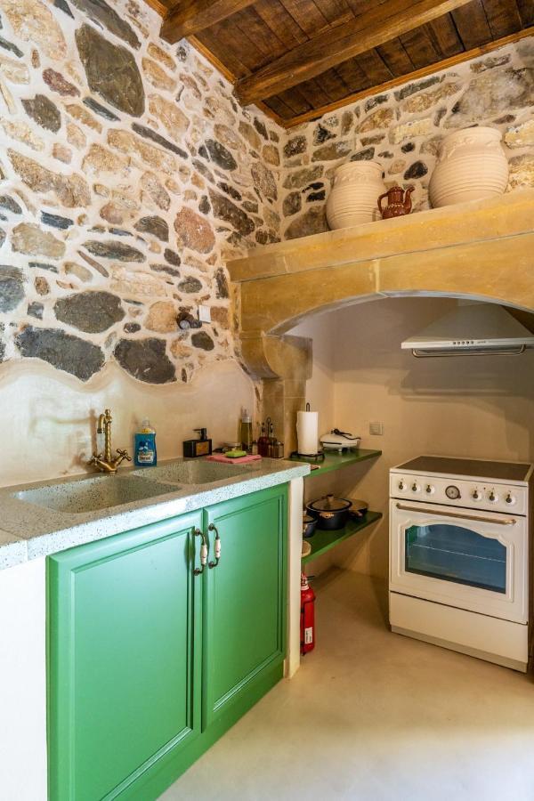 Villa Aggel'S House - Stone House - Private Pool - Courtyard - Countryside Views Kato Episkopi Exterior foto